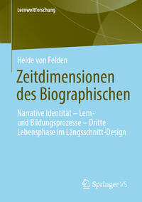 Vorderes Coverbild Zeitdimensionen des Biographischen