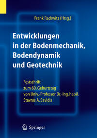 Vorderes Coverbild Entwicklungen in der Bodenmechanik, Bodendynamik und Geotechnik
