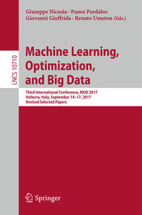 Vorderes Coverbild Machine Learning, Optimization, and Big Data