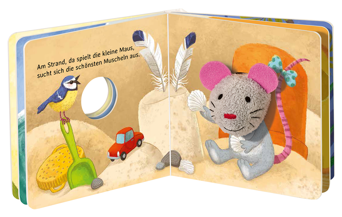 Beispielinhalt (Bild) Mein liebstes Fingerpuppenbuch: Hallo, kleine Maus!