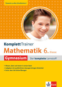 Vorderes Coverbild Klett KomplettTrainer Gymnasium Mathematik 6. Klasse