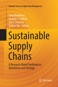 Vorderes Coverbild Sustainable Supply Chains
