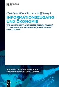 Vorderes Coverbild Informationszugang und Ökonomie