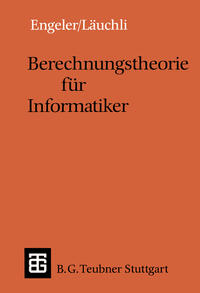 Vorderes Coverbild Berechnungstheorie für Informatiker