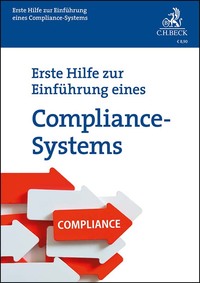 Vorderes Coverbild Erste Hilfe zur Einführung eines Compliance-Systems
