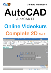 Vorderes Coverbild AutoCAD / AutoCAD LT Online Videokurs: Complete 2D Teil 2
