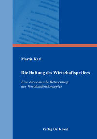 Vorderes Coverbild Die Haftung des Wirtschaftsprüfers