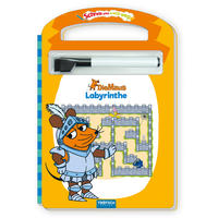 Vorderes Coverbild Trötsch Die Maus Schreib und wisch weg Pappenbuch Labyrinthe