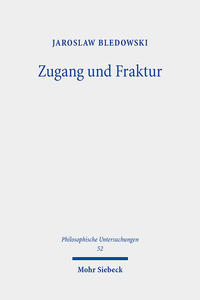 Vorderes Coverbild Zugang und Fraktur