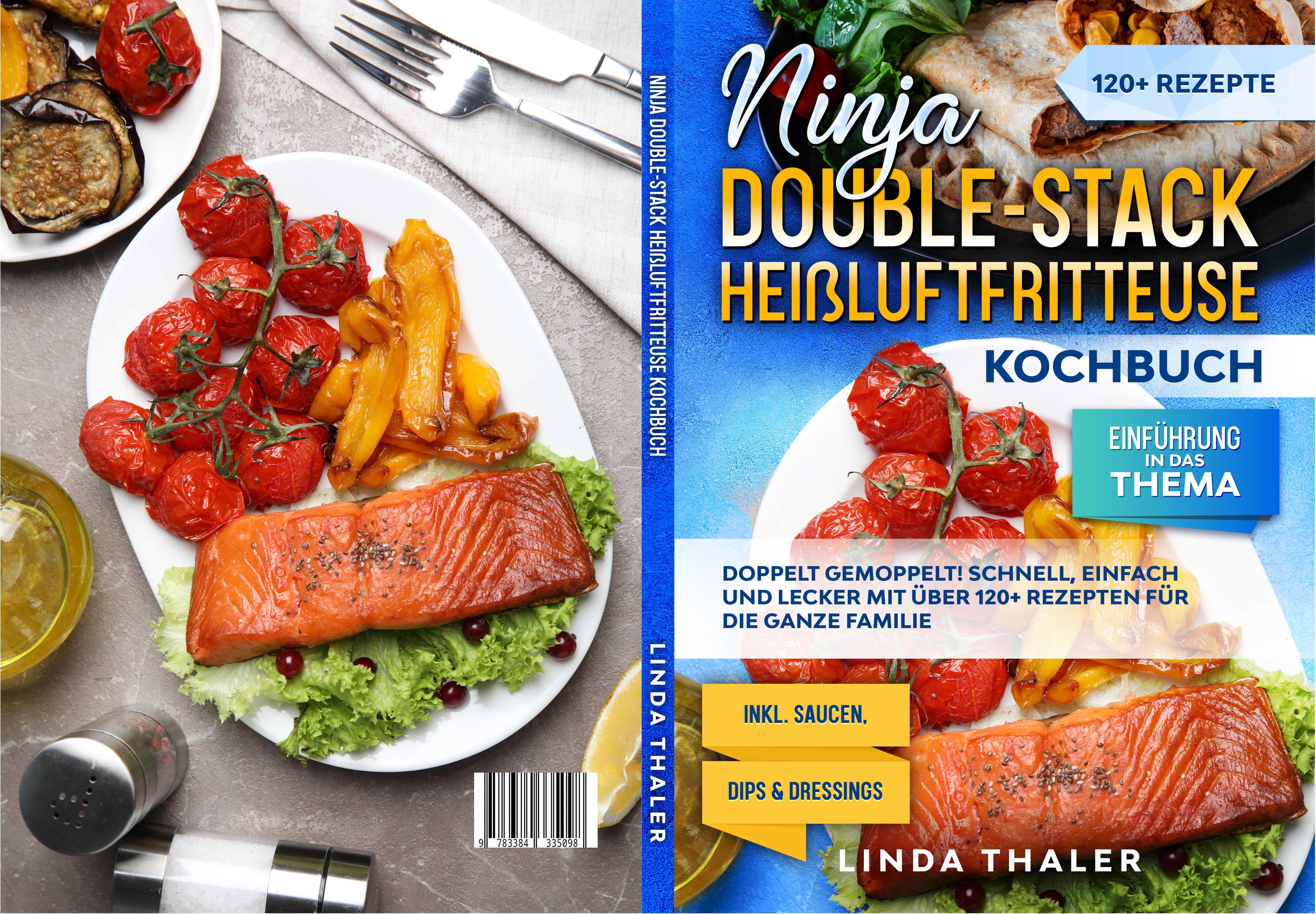 Gesamtes Coverbild Ninja Double-Stack Heißluftfritteuse Kochbuch