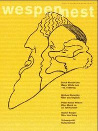 Vorderes Coverbild Wespennest. Zeitschrift für brauchbare Texte und Bilder / Kulturbetrieb
