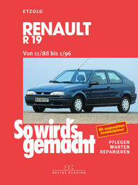 Vorderes Coverbild Renault R19 von 11/88 bis 1/96