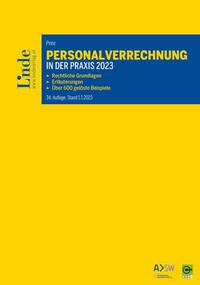 Vorderes Coverbild Personalverrechnung in der Praxis 2023