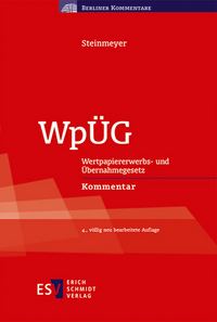 Vorderes Coverbild WpÜG