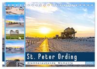 Vorderes Coverbild St. Peter Ording - Atemberaubende Momente (Tischkalender 2025 DIN A5 quer), CALVENDO Monatskalender