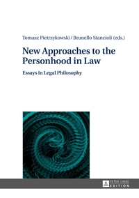 Vorderes Coverbild New Approaches to the Personhood in Law