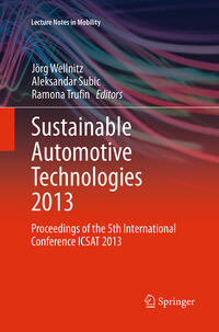 Vorderes Coverbild Sustainable Automotive Technologies 2013