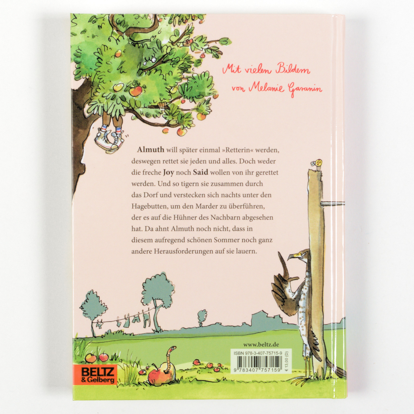 Rückseitencover Almuth und der Hühnersommer