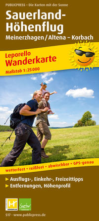 Vorderes Coverbild Sauerland Höhenflug, Meinerzhagen / Altena - Korbach