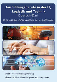 Vorderes Coverbild Interkultura Überblick der technischen, IT und Logistik Ausbildungsberufe Deutsch-Dari