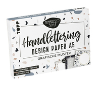 Vorderes Coverbild Handlettering Design Paper Block Terrazzo A5