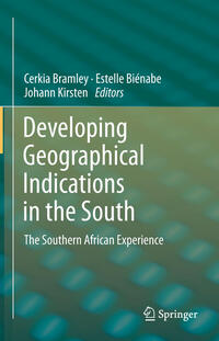 Vorderes Coverbild Developing Geographical Indications in the South