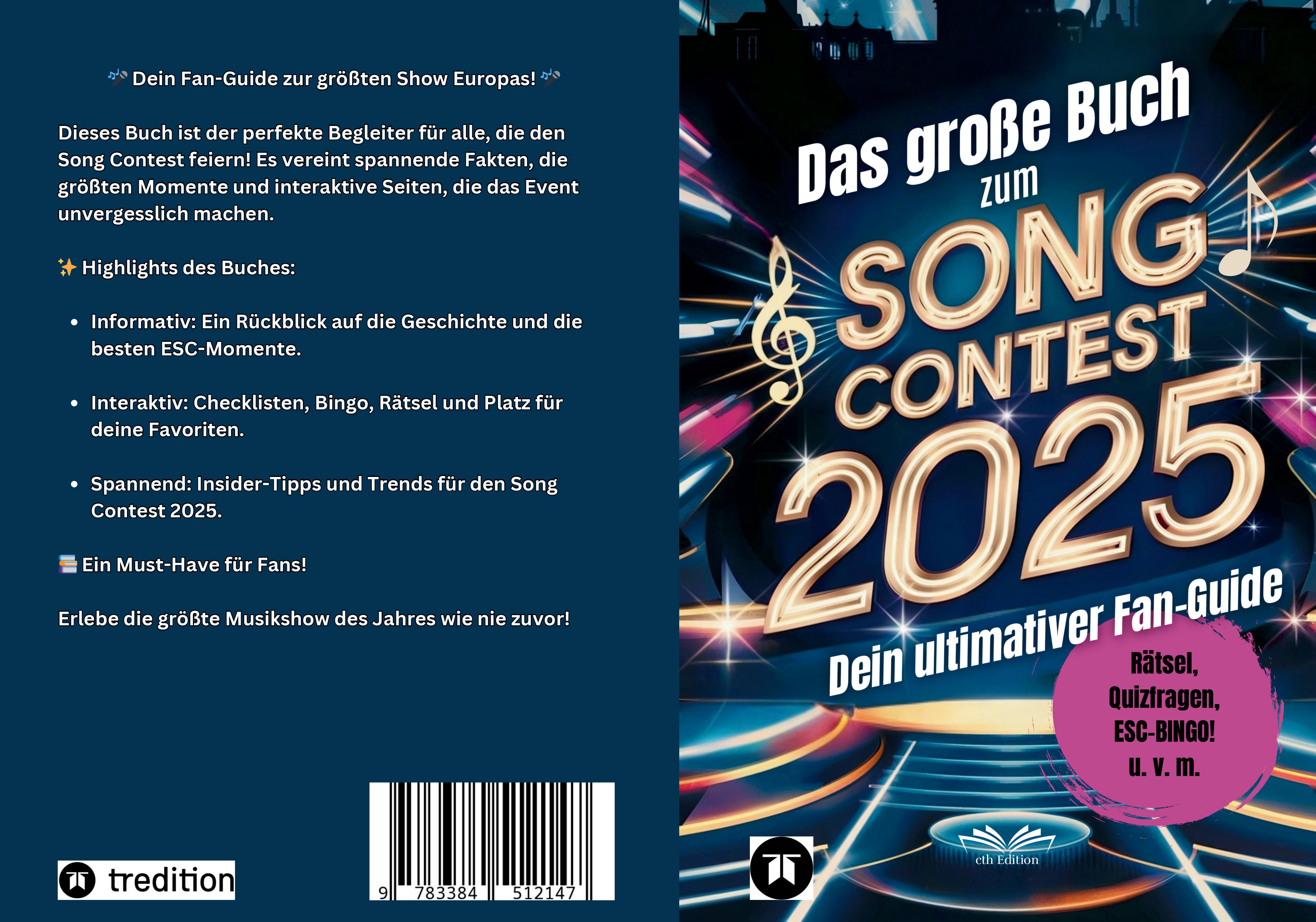 Gesamtes Coverbild Das große Buch zum Song Contest 2025