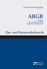 Vorderes Coverbild Großkommentar zum ABGB - Klang Kommentar
