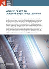 Vorderes Coverbild Aerogen: Aerogen haucht der Aerosoltherapie neues Leben ein