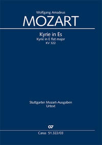Vorderes Coverbild Kyrie in Es (Klavierauszug)