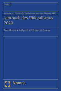 Vorderes Coverbild Jahrbuch des Föderalismus. Föderalismus, Subsidiarität und Regionen in Europa / Jahrbuch des Föderalismus 2020