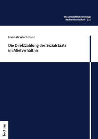Vorderes Coverbild Die Direktzahlung des Sozialstaats im Mietverhältnis