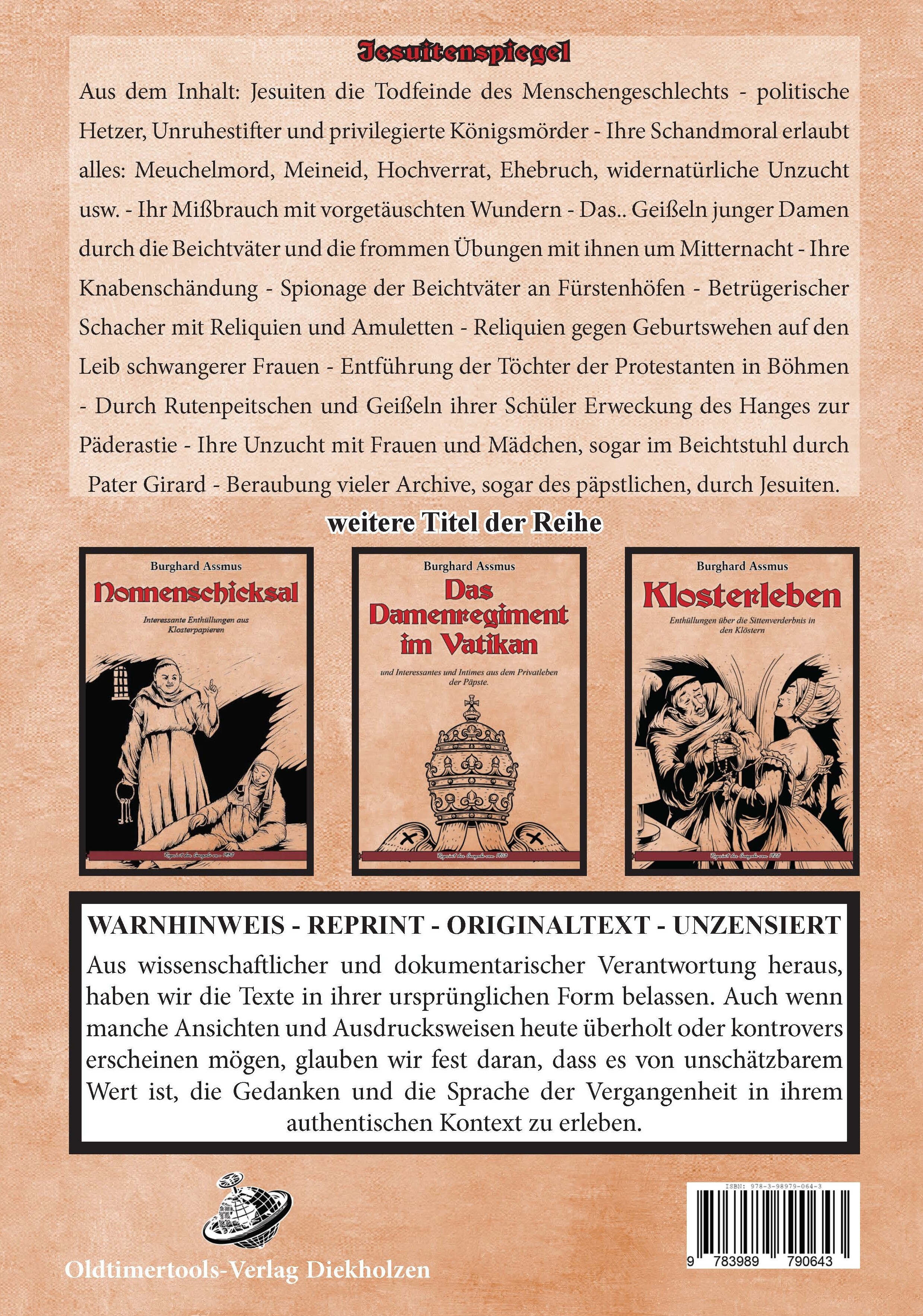 Rückseitencover Jesuitenspiegel