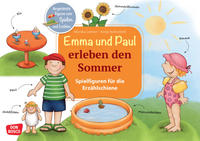 Vorderes Coverbild Emma und Paul erleben den Sommer. Erzählschienen-Figurenset