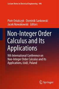 Vorderes Coverbild Non-Integer Order Calculus and its Applications