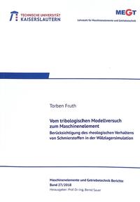 Vorderes Coverbild Vom tribologischen Modellversuch zum Maschinenelement