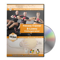 Vorderes Coverbild FITNESSTRAINER-B-LIZENZ Fragenkatalogtrainer für MAC-OS mit über 770 aktuelle Lernfragen