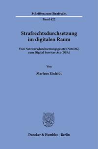 Vorderes Coverbild Strafrechtsdurchsetzung im digitalen Raum.