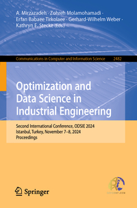 Vorderes Coverbild Optimization and Data Science in Industrial Engineering