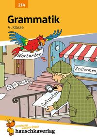 Vorderes Coverbild Deutsch 4. Klasse Übungsheft - Grammatik