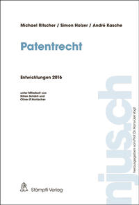 Vorderes Coverbild Patentrecht