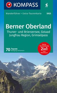 Vorderes Coverbild KOMPASS Wanderführer Berner Oberland, 70 Touren mit Extra-Tourenkarte