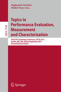 Vorderes Coverbild Topics in Performance Evaluation, Measurement and Characterization