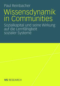 Vorderes Coverbild Wissensdynamik in Communities
