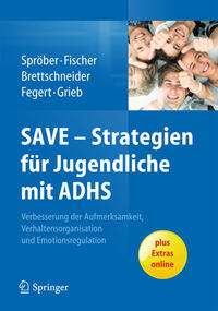 Vorderes Coverbild SAVE - Strategien für Jugendliche mit ADHS