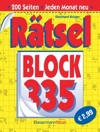 Vorderes Coverbild Rätselblock 335 (5 Exemplare à 2,99 €)