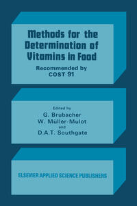 Vorderes Coverbild Methods for the Determination of Vitamins in Food