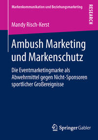 Vorderes Coverbild Ambush Marketing und Markenschutz