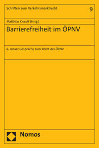 Vorderes Coverbild Barrierefreiheit im ÖPNV