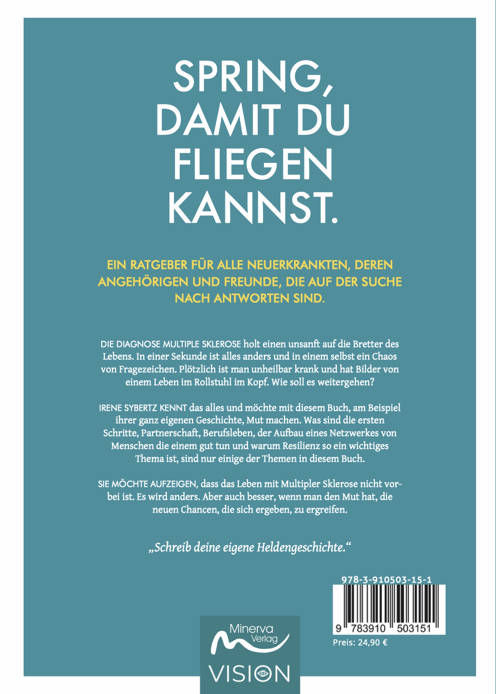 Rückseitencover Spring, damit du fliegen kannst.